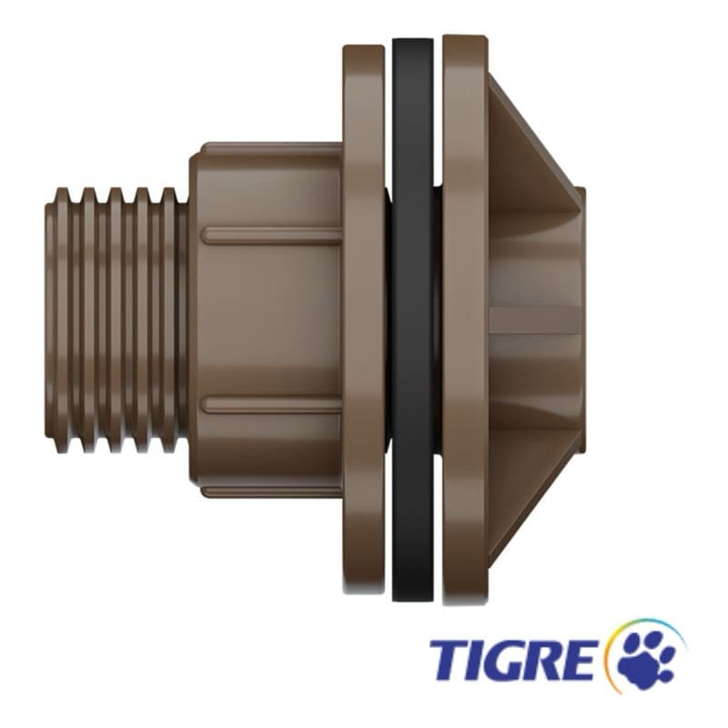 ADAPTADOR FLANGE PARA CAIXA D’ÁGUA 25x3/4 TIGRE