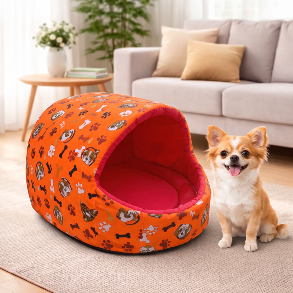 Caminha Para Cachorro e Gatos Iglu Nylon Pequena Diversas Cores