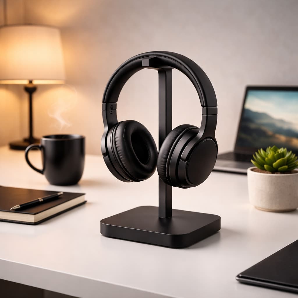 Suporte Headset Gamer de Mesa | Organizador de Fone | Base Universal Resistente