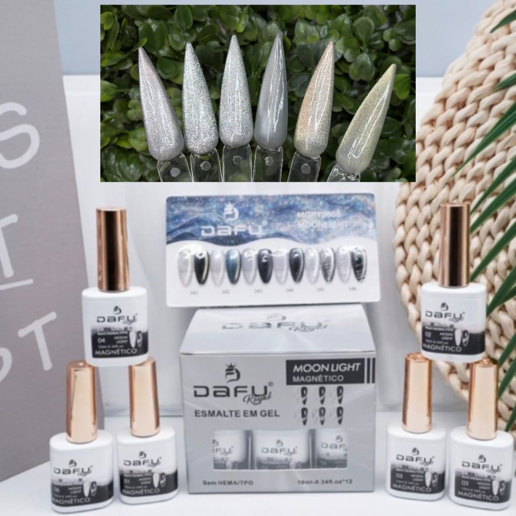 Esmalte Gel Magnético Dafu  Coleção Moon Light Cat Eye 10ml Sem HEMA TPO