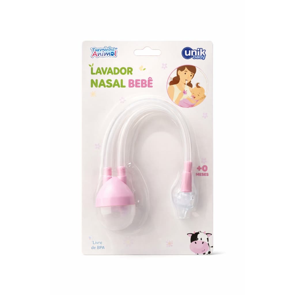 Aspirador Nasal Infantil de Sucção Menina - Rosa