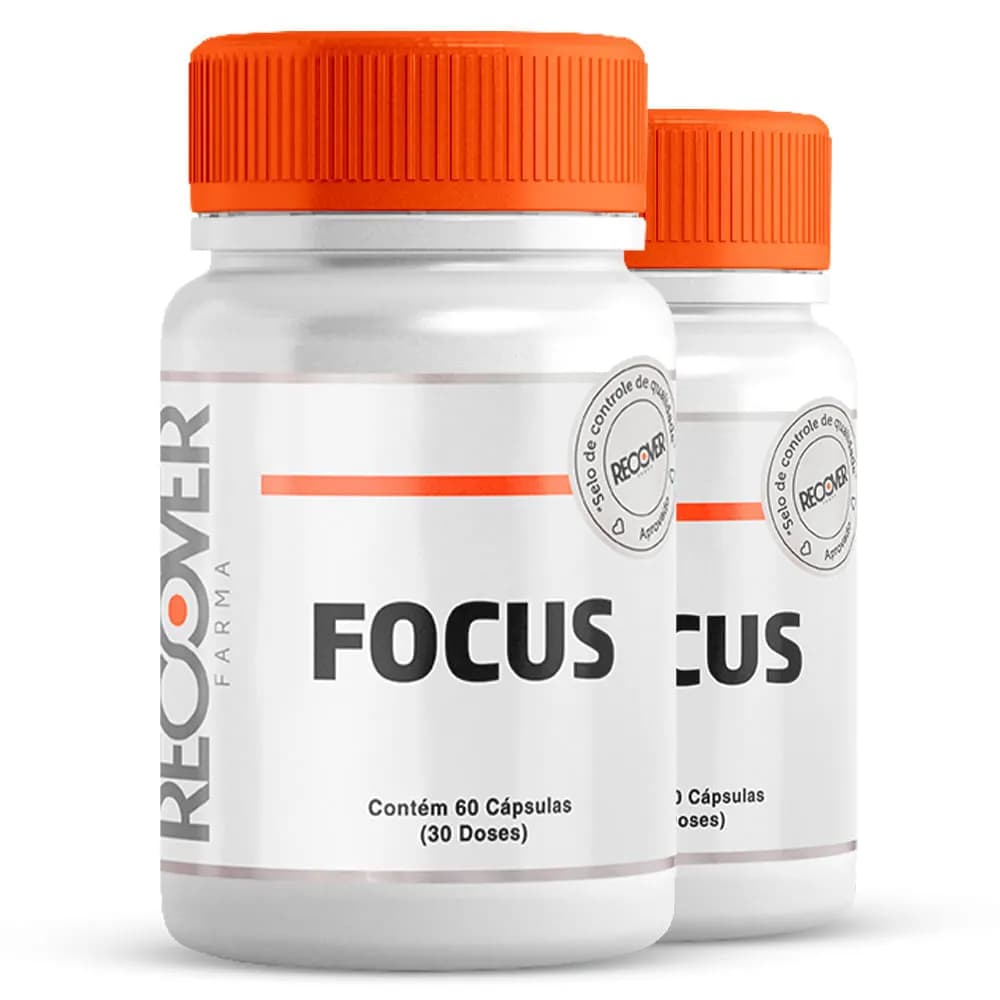 Kit com 2 unidades Focus - 60 cápsulas (30 doses)