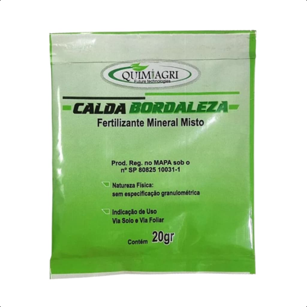 Calda Bordalesa Fertilizante Adubo 20g Defensor Contra Fungos Para Todos Os Fins