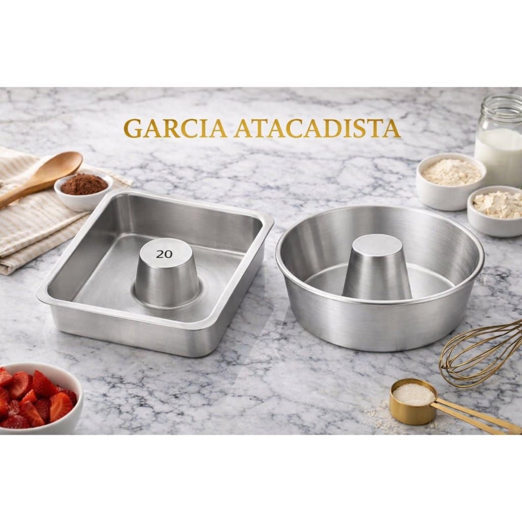 KIT 2 ASSADEIRAS EM ALUMÍNIO REFORÇADO – QUADRADA + REDONDA 🔥