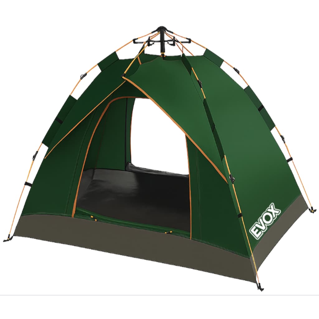 Barraca Camping Automática EVOX 4 Pessoas Montagem Rápida Impermeável Portátil Praia e Acampamento