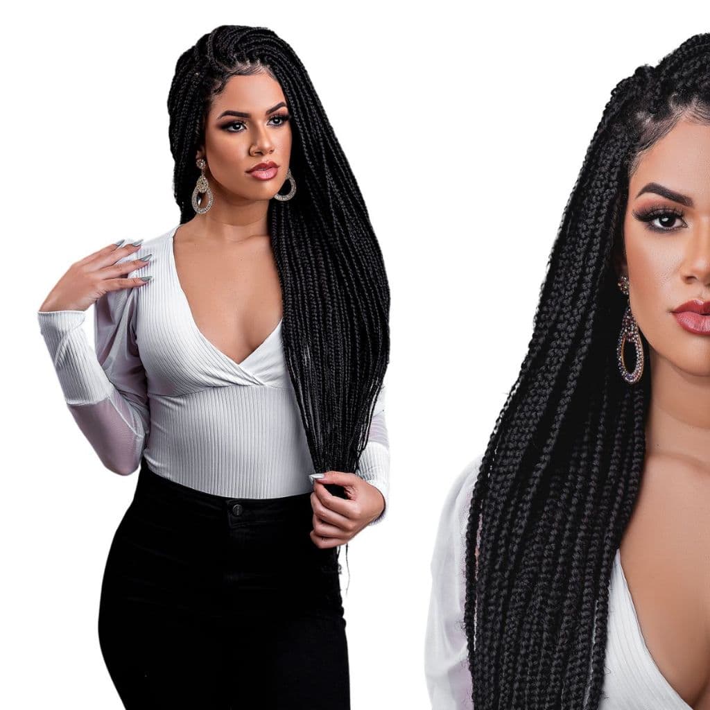 Jumbo Premium Para Tranças Ser Mulher 609 Gramas 75 cm Box Braids e Nagôs