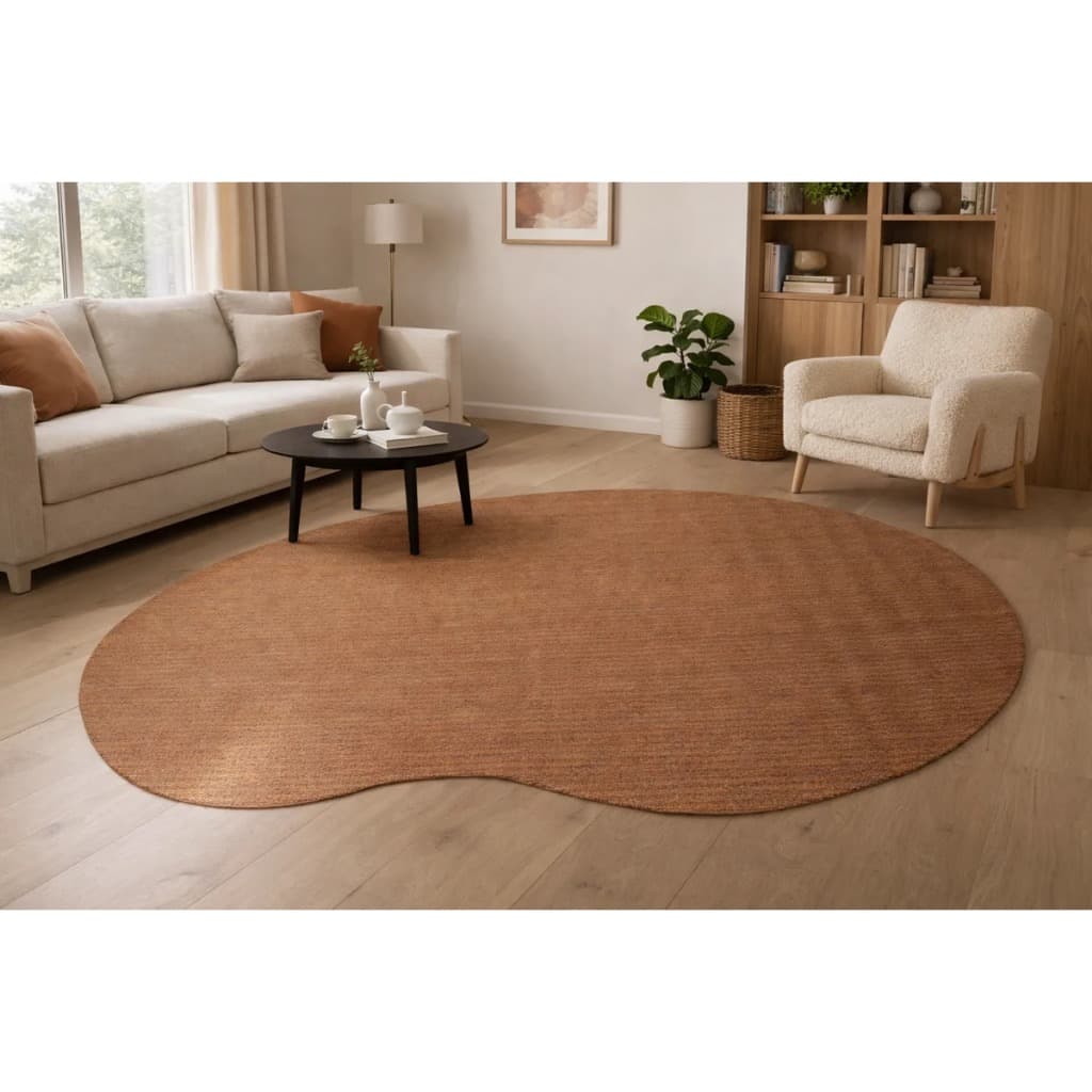 Tapete Organico Sisal 2,0x3,0 200x300 Antiderrapante Premium Kazarumada Luxo