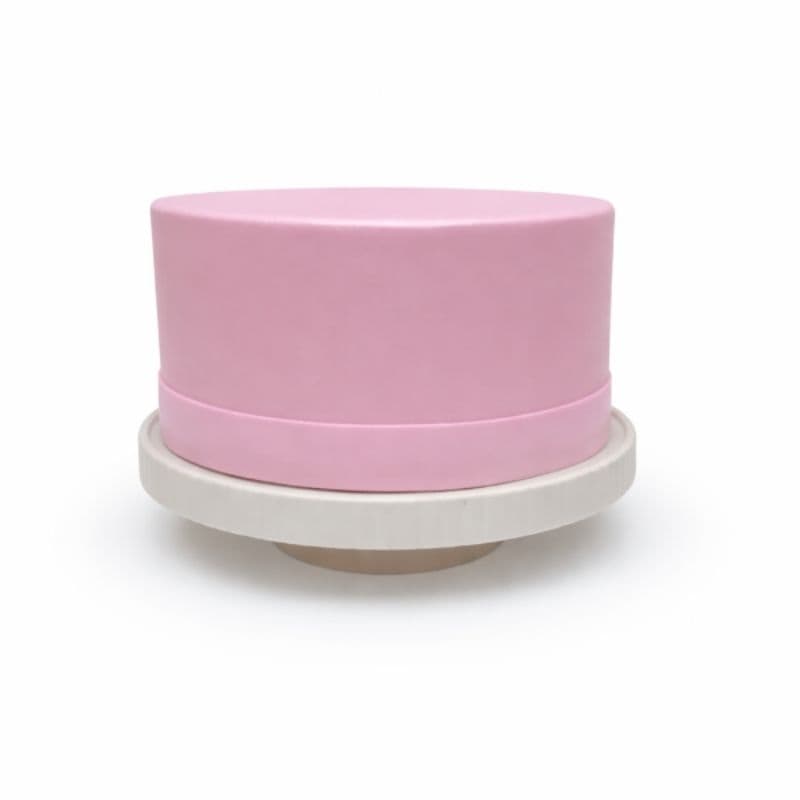Bolo Fake Rosa Bebê para Decorar Como Quiser 20x10