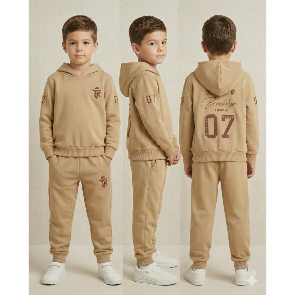 Conjunto Infantil Lançamento Menino Moletinho Inverno Blusa e Calça do 2 ao 14 anos Agasalho