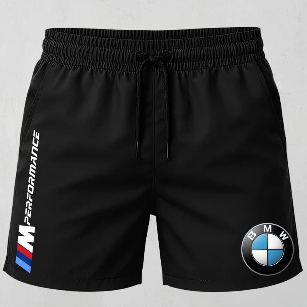 Short Bermuda Tactel Mauricinho Estilo Premium BMW M Performance Esportivo Carro Bermuda Masculina