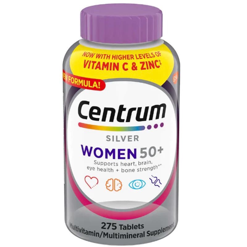 Suplemento Centrum Women 50+ 275 Tab - Importado EuA