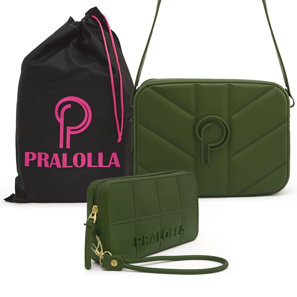 Kit Bolsa Feminina de Ombro e Carteira Impermeável Tiracolo Transversal Viagem