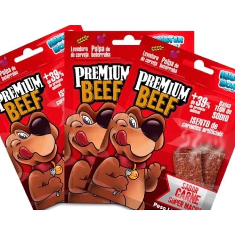 Bifinho de Couro Premium Misterbone 50g 3 unidades