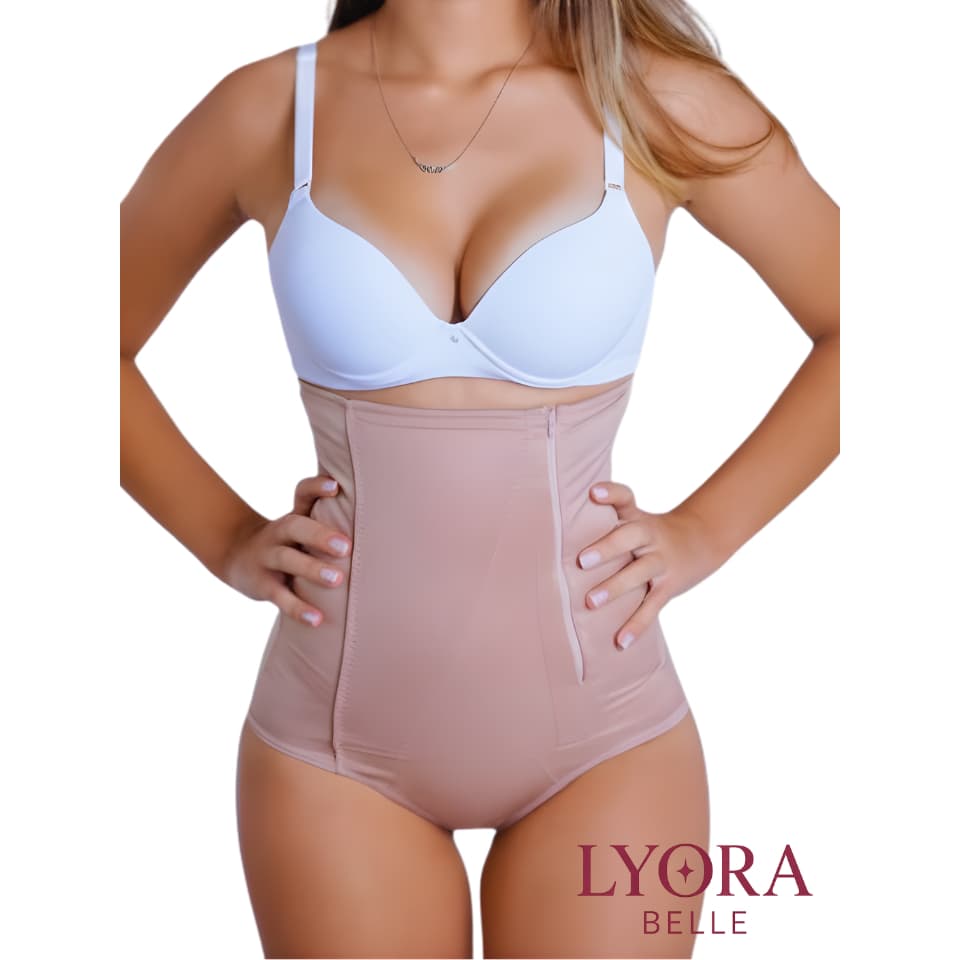 Calcinha Modeladora Compressora Cinta Pós Parto Cirurgica Cirurgia Maternidade Cintura Alta