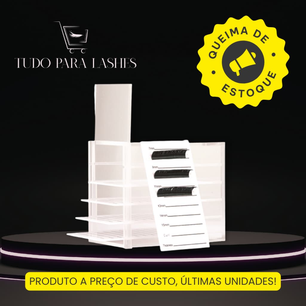Lash Box Organizador de Acrílico para Extensão de Cílios