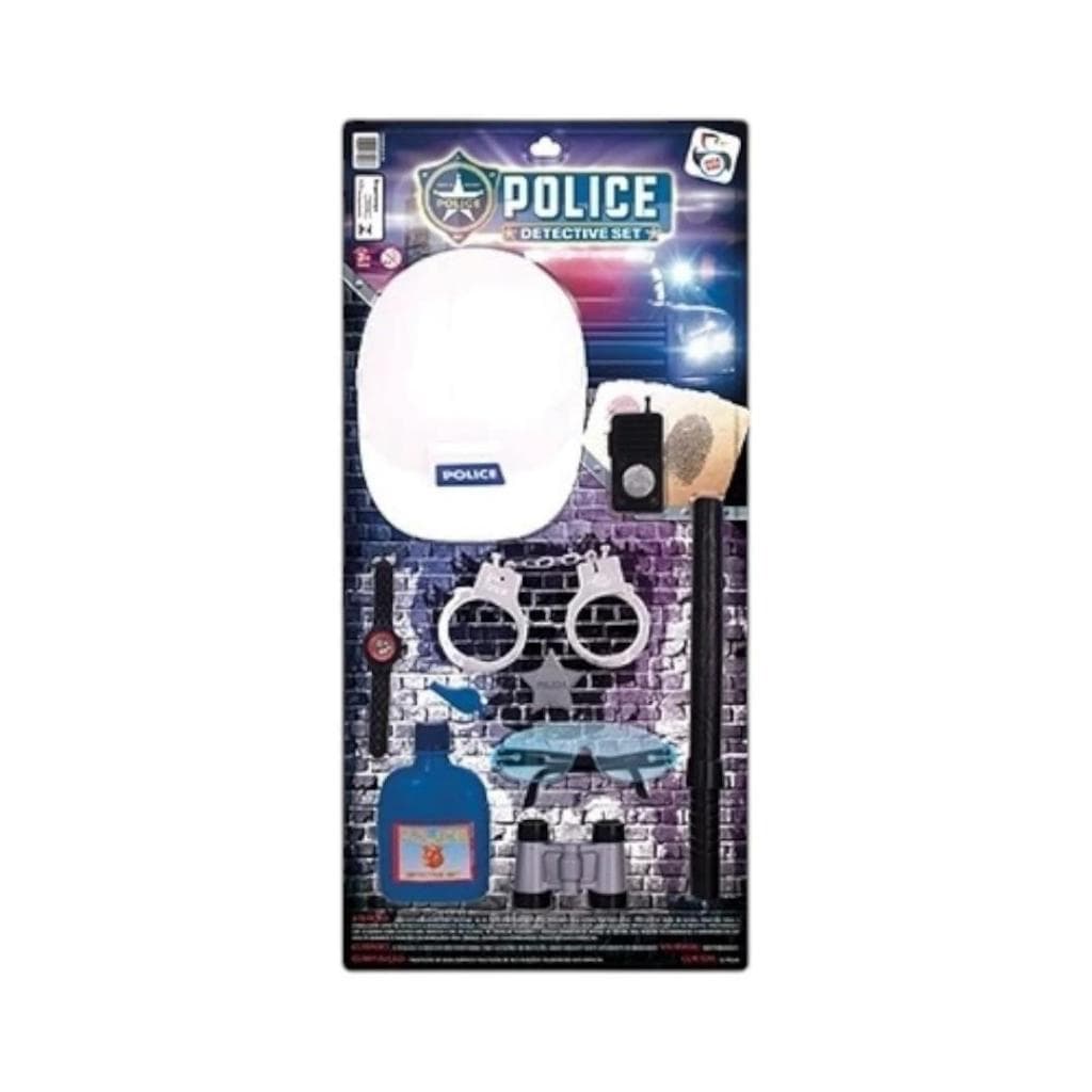 Brinquedo Pica Pau Police Detective Set Com Acessório 413