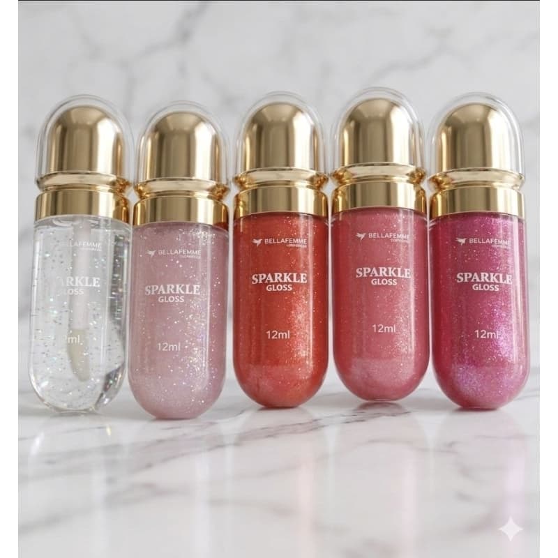 ​Brilho Intenso e Hidratação: Gloss Labial Sparkle - Bella Femme