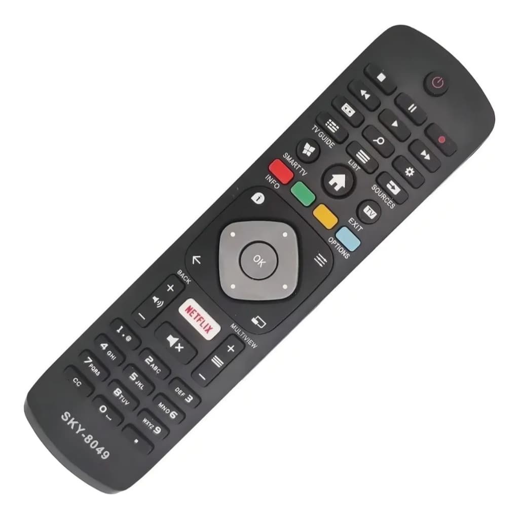 Controle Remoto Compatível Philips 4k Smart Tv