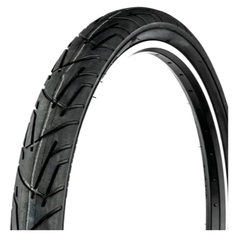 Pneu Bicicleta Aro 24x1.95 Praieiro Balão Slick Liso Levorin Cor Preto Bike
