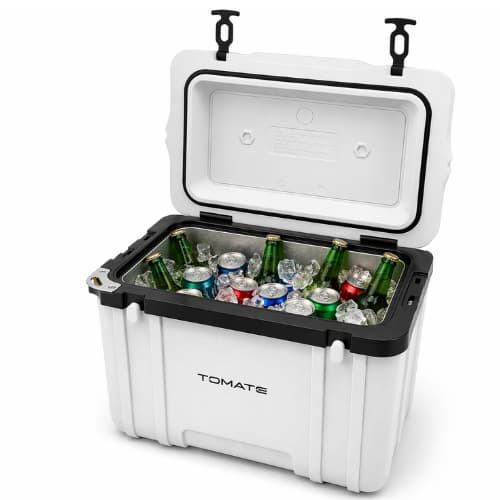 Cooler Térmico 26L Portátil Aço Inox 304 Conserva Gelo Praia Camping Viagem Resistente Longa