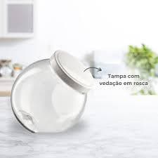 Baleiro / pote / organizador plástico 2,4 lts Bandeirante