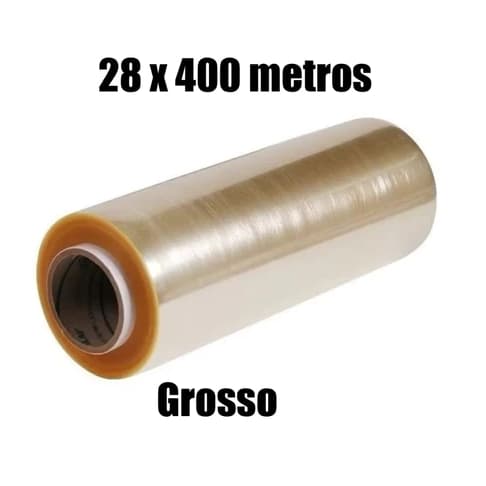 Bobina Plastico De Filme Pvc 28cm X 400 METROS ESTICAVEL