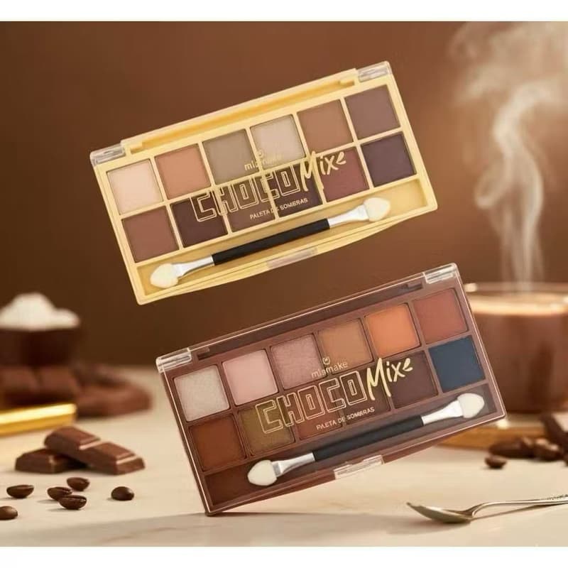 Paleta De Sombras Choco Mix 12 Cores Mia Make