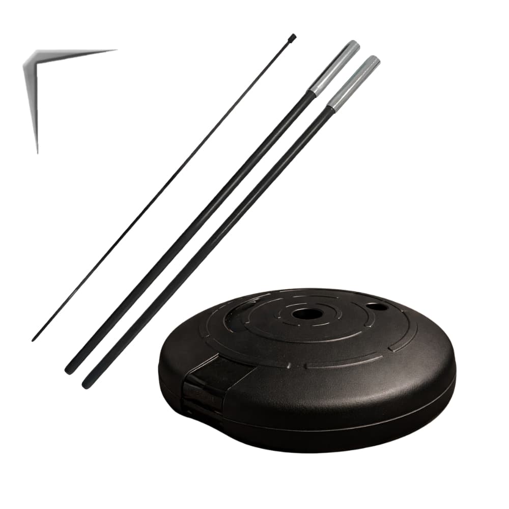 Kit Wind Banner Kit Varetas da Haste + Base Suporte Bandeira Porta Bandeira Arco Balões Arco de Balão