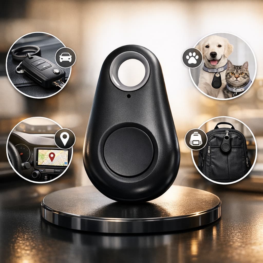 Chaveiro Rastreador Bluetooth GPS Para Chaves, Pet e Rastreador Veicular | iOS e Android