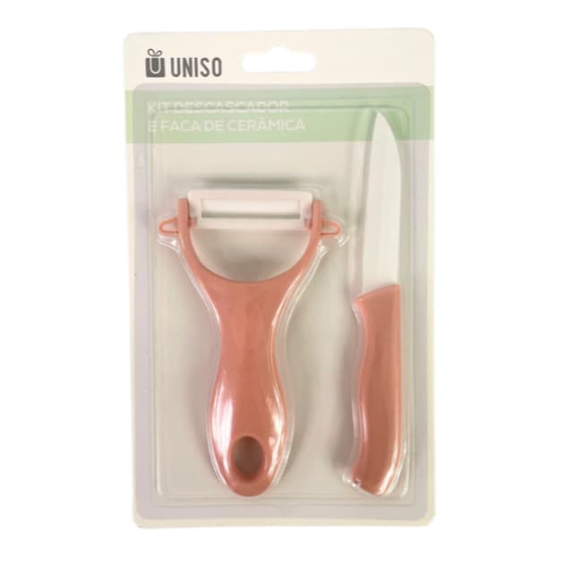 Kit Descascador e Faca de cerâmica