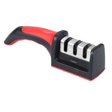 Amolador Afiador De Facas Em Aço Inox Profissional Com 3 Afiadores Profissional - Frete Gratis