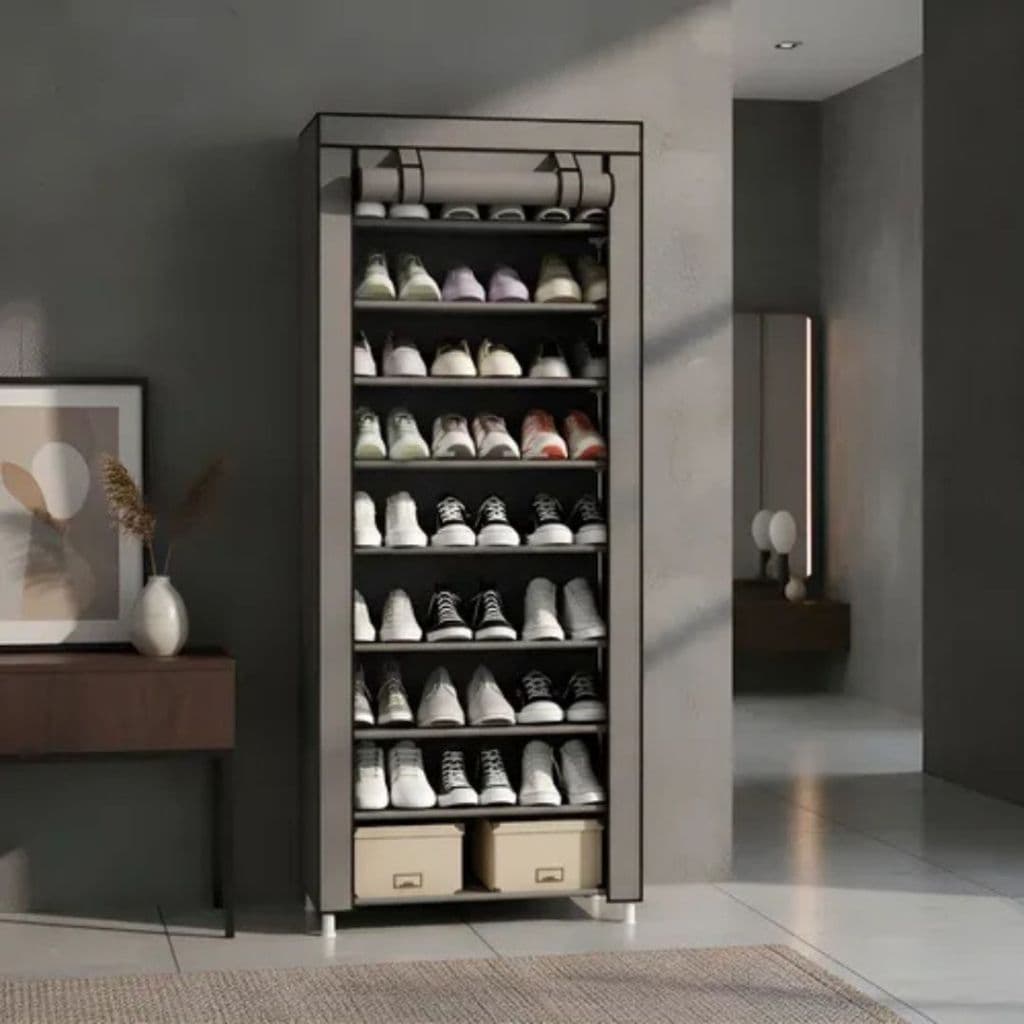 Sapateira para calçados 9 andar para 27 pares de sapatos organizador desmontável