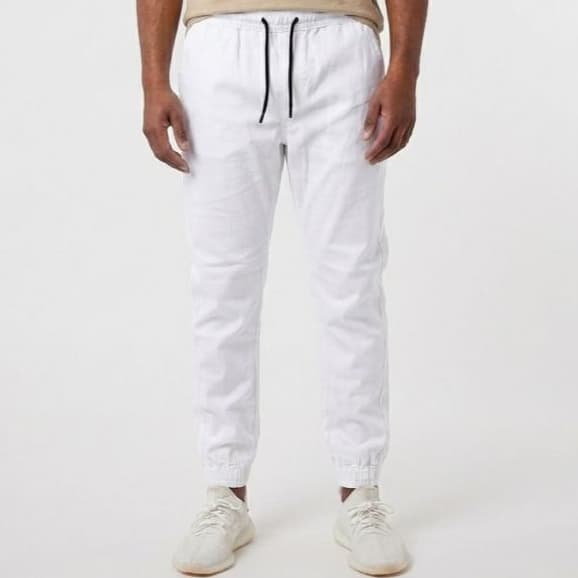 Calça Jogger Masculina em Sarja com Excelente Acabamento