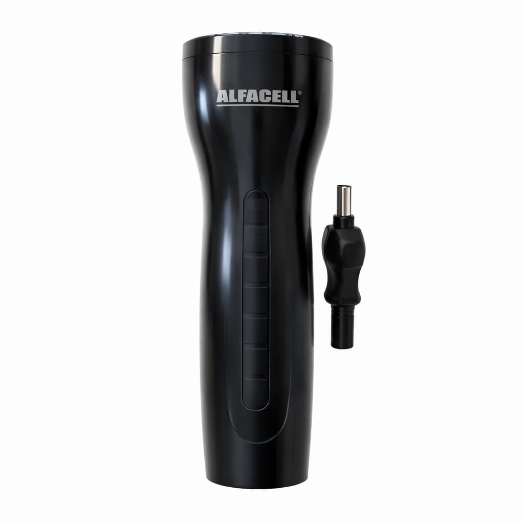 Lanterna LED Recarregável Alfacell 5 LEDs Alta Potência Portátil Super Brilho