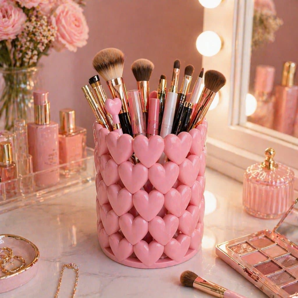 Organizador Multifuncional Porta Pincéis Maquiagem e Caneta