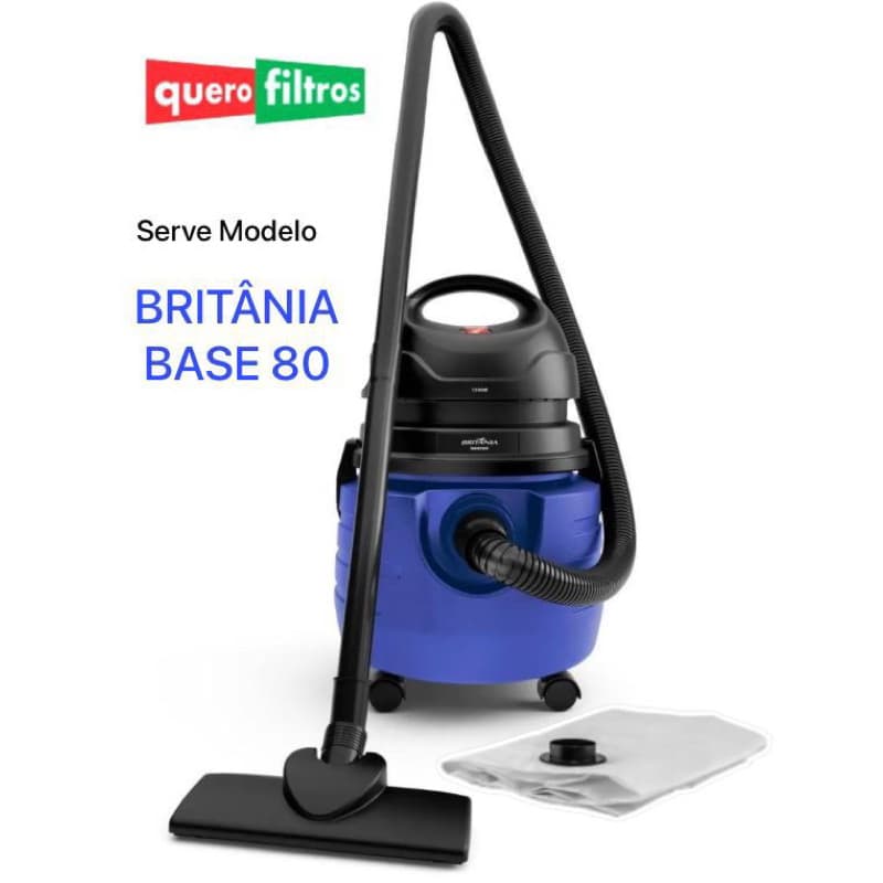 03 Sacos ALLCLEN para aspirador de pó compatível para modelo Britânia Base 80.