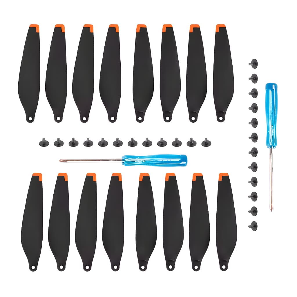 Kit 16 Hélice Para Drone Dji Mini 3 Mini 3 Pro Mini 4 Pro Com Parafuso E Chave