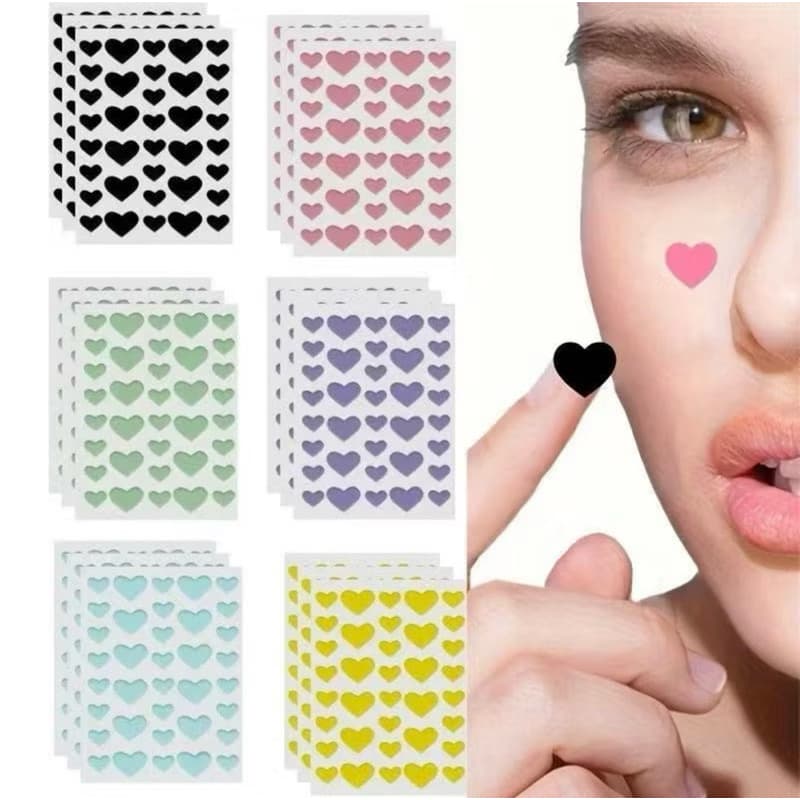💖 Adesivos de Coração para Acne e Espinhas 💖