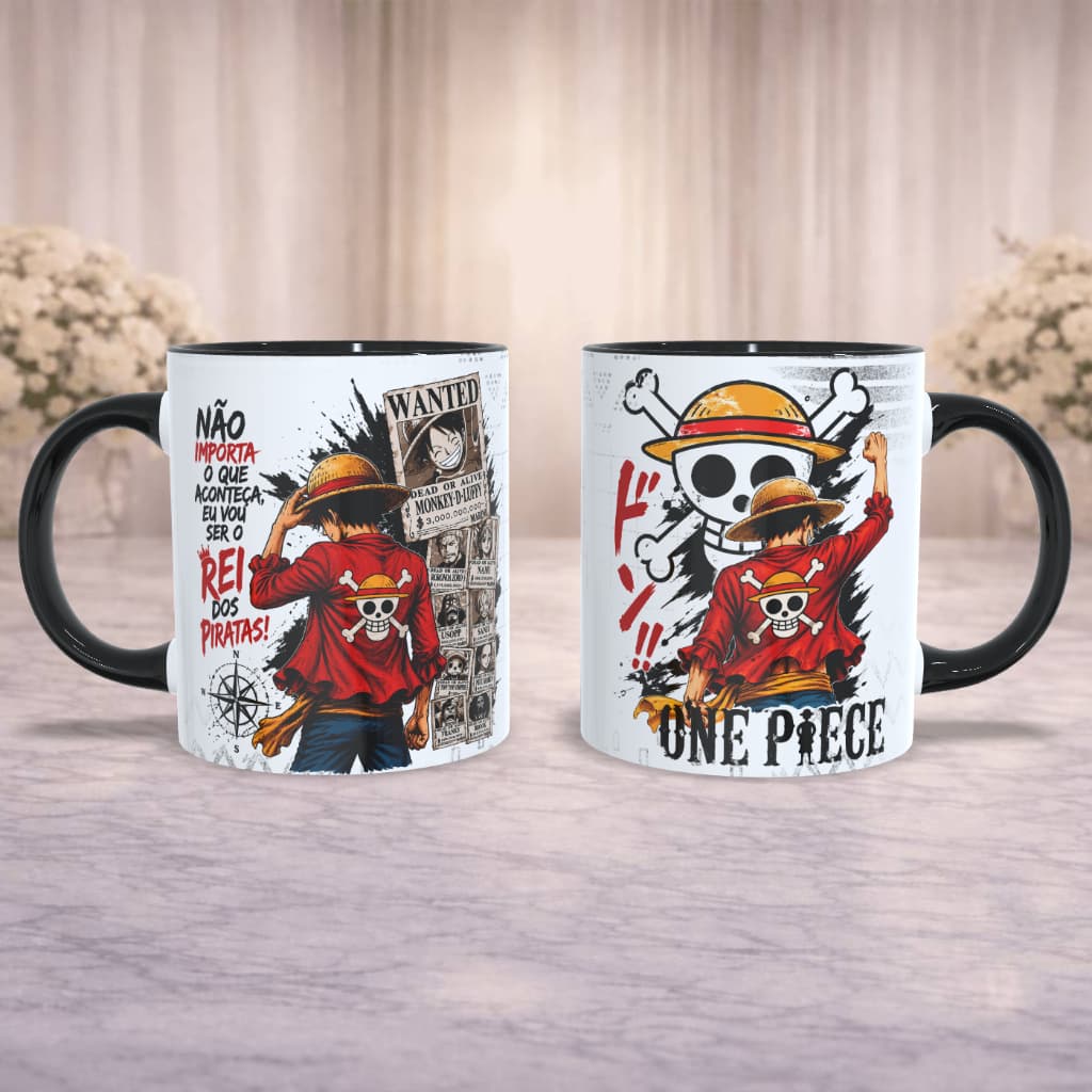 Caneca Personalizada Anime One Piece | Rei dos Piratas