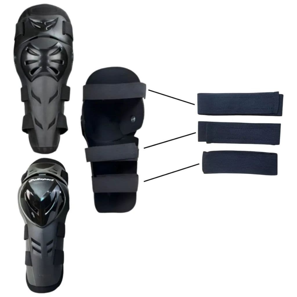 Kit 6 tiras Elásticas Joelheira Polisport W Protector Premium Reposição Faixa