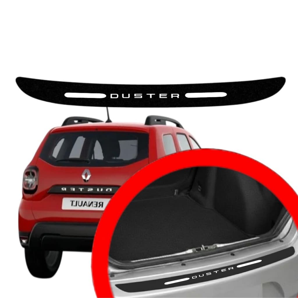 SOLEIRA PROTEÇAO PORTA MALA DUSTER UNIVERSAL PARA CARRO AUTOMOTIVO PERSONALIZADA VARIAS CORES
