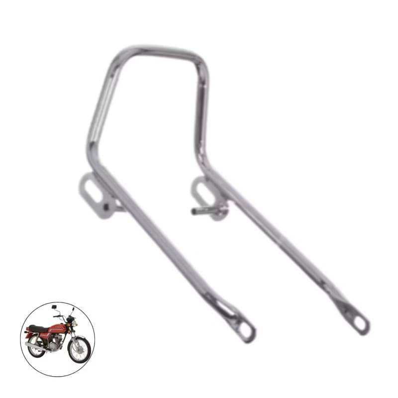 Alça Traseira Cg 125 83 84 85 86 87 88 89 Ml 125 Cromada Cromoforte