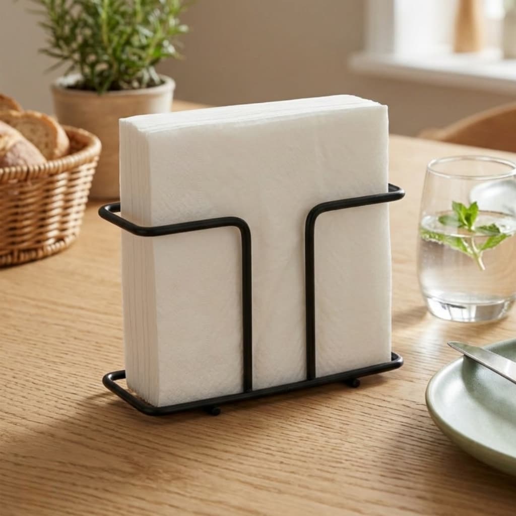 Kit 10 Porta Papéis Toalha Guardanapeira de Mesa Organizador para Cozinha Restaurante Suporte Papel