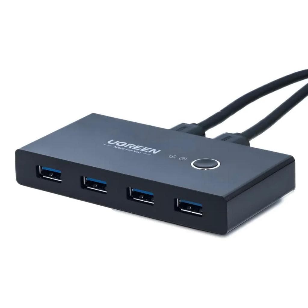 Ugreen Usb 3.0 Seletor Kvm Switch Box 4 Portas 2 Computador 30768 - USADO