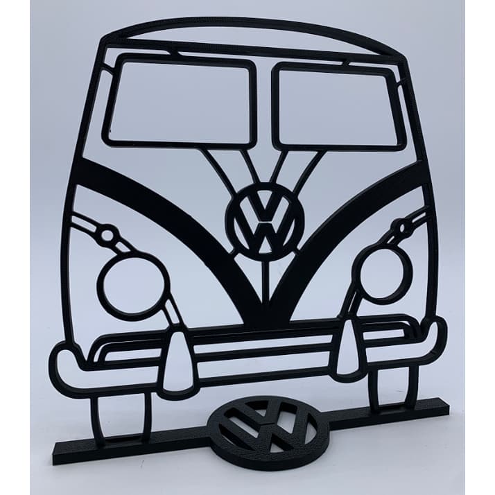 Enfeite Decorativo Kombi Clássica - Quadro de Parede e Desk - 15x15cm