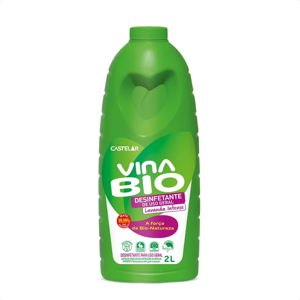 Desinfetante Lavanda Intense Castelar Vinabio 2 Litros Bio
