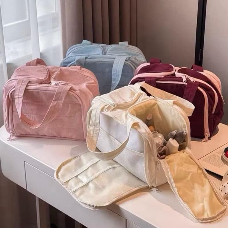 Bolsa Para Maquiagem de Grande Capacidade e Com Várias Divisórias