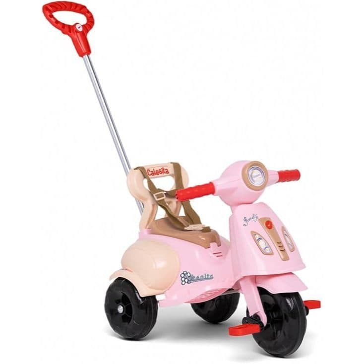 Carrinho De Passeio Ou Pedal Infantil 2 Em 1 Vespita Almif