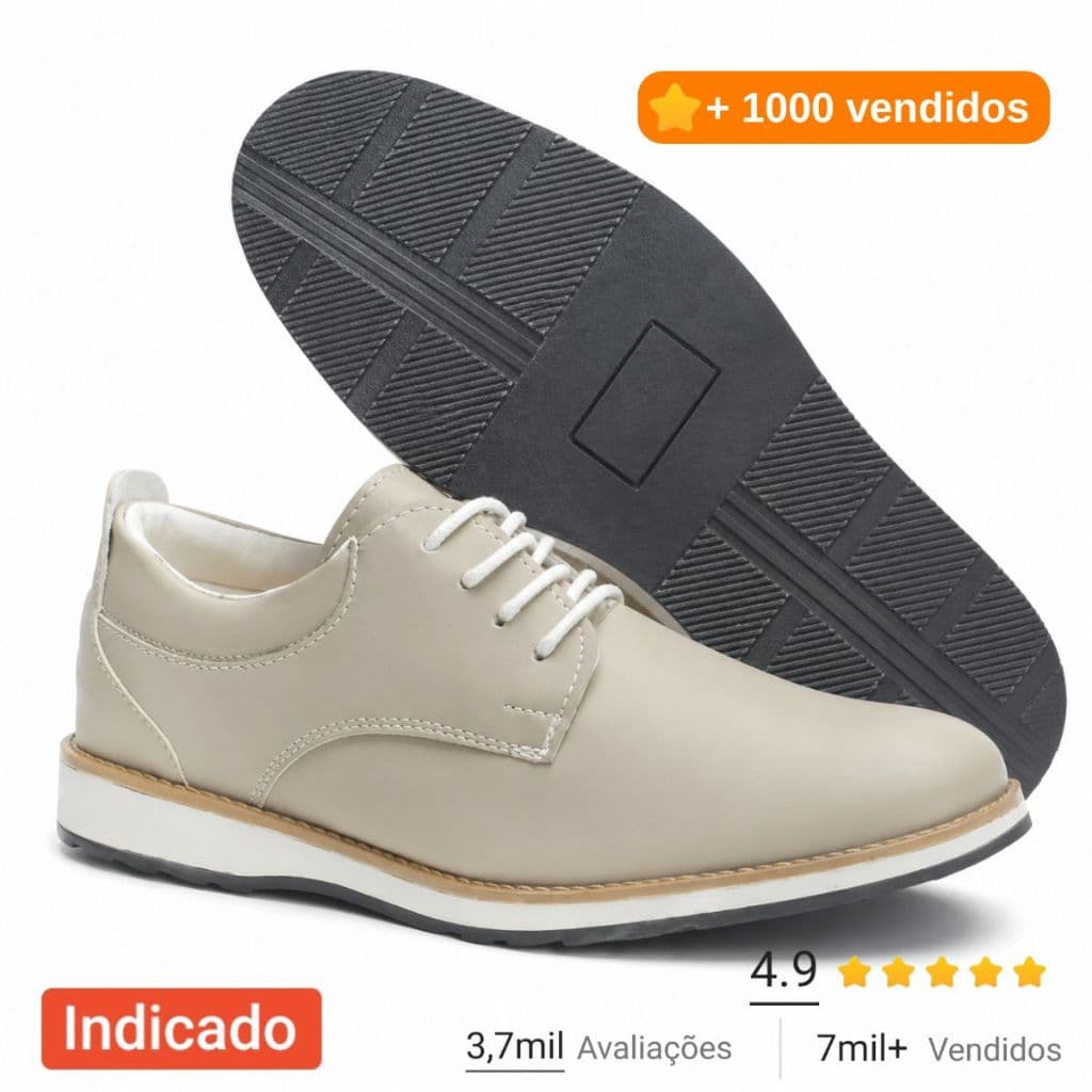 Sapato Canadian Mocassim Mens Cacareco couro Vegano Premium Envio Já