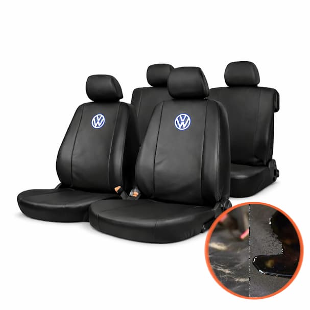 Capa Automotiva de Banco 100% Couro Courvin Premium Volkswagen - Todos os Modelos